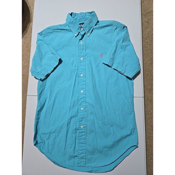 Ralph Lauren Classic Fit Shirt Sleeve Button Down Shirt Small - Picture 1 of 7